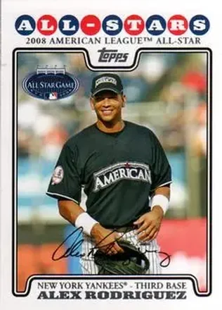 2008 Topps Updates & Highlights #UH65 - Alex Rodriguez - New York Yankees