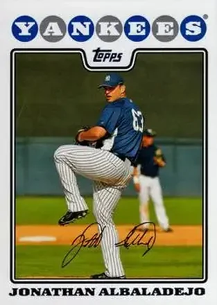 2008 Topps Updates & Highlights #UH73 - Jonathan Albaladejo - New York Yankees