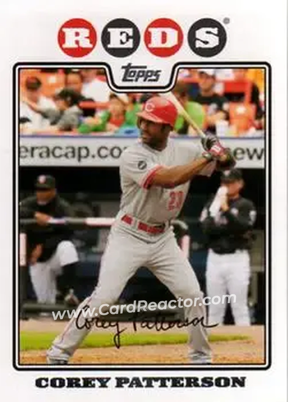 2008 Topps Updates & Highlights #UH74 - Corey Patterson - Cincinnati Reds - Front