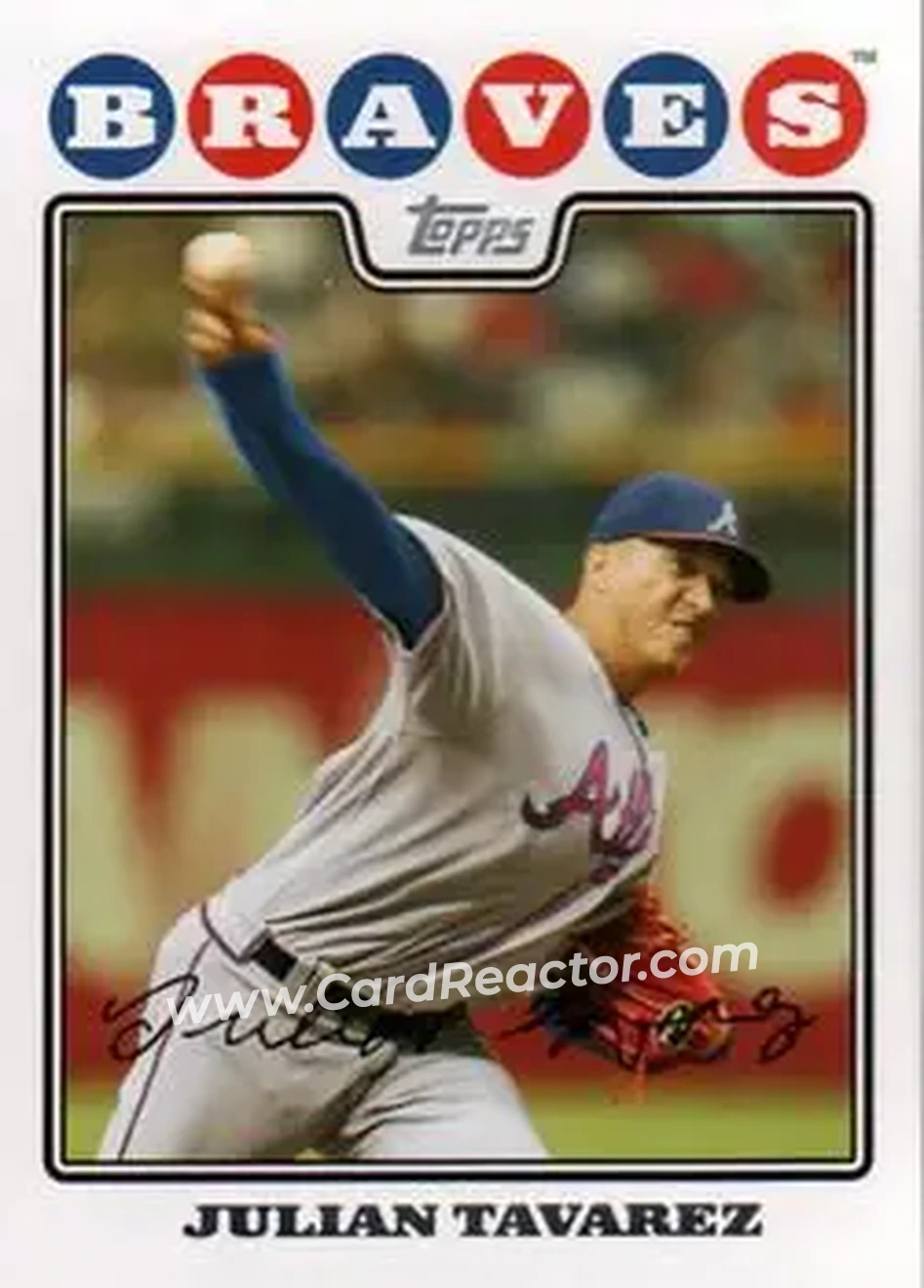 2008 Topps Updates & Highlights #UH84 - Julian Tavarez - Atlanta Braves - Front
