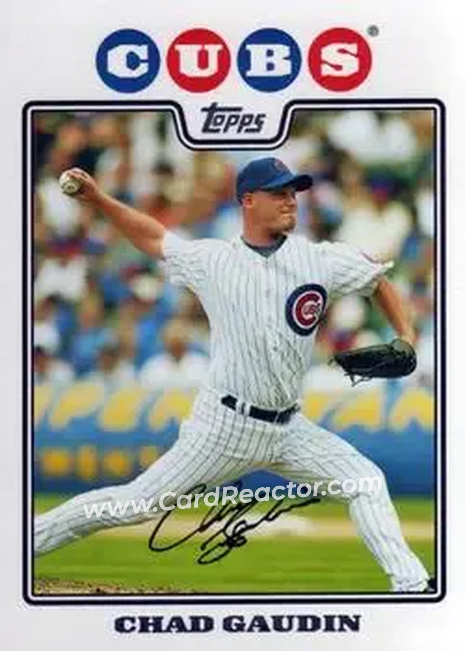 2008 Topps Updates & Highlights #UH85 - Chad Gaudin - Chicago Cubs - Front