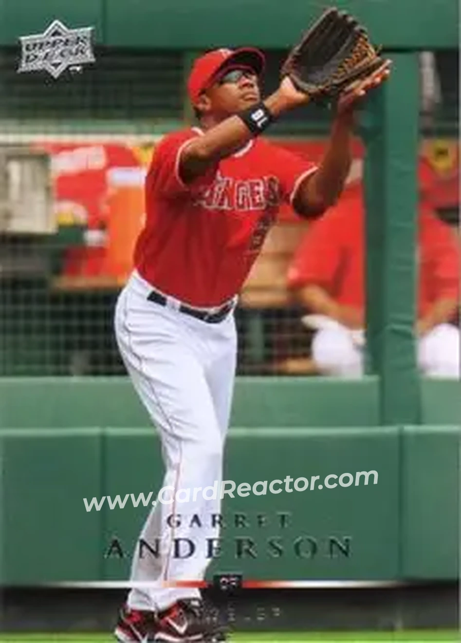 2008 Upper Deck #10 - Garret Anderson - Los Angeles Angels - Front 2008 Upper Deck #10 - Garret Anderson - Los Angeles Angels - Front