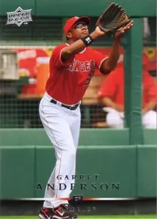 2008 Upper Deck #10 - Garret Anderson - Los Angeles Angels