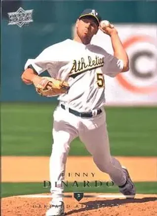 2008 Upper Deck #22 - Lenny DiNardo - Oakland Athletics