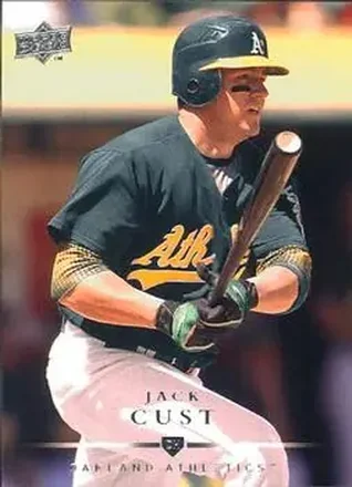 2008 Upper Deck #27 - Jack Cust - Oakland Athletics