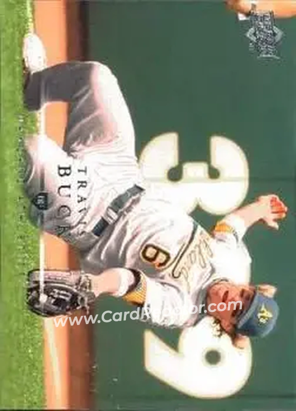 2008 Upper Deck #30 - Travis Buck - Oakland Athletics - Front 2008 Upper Deck #30 - Travis Buck - Oakland Athletics - Front