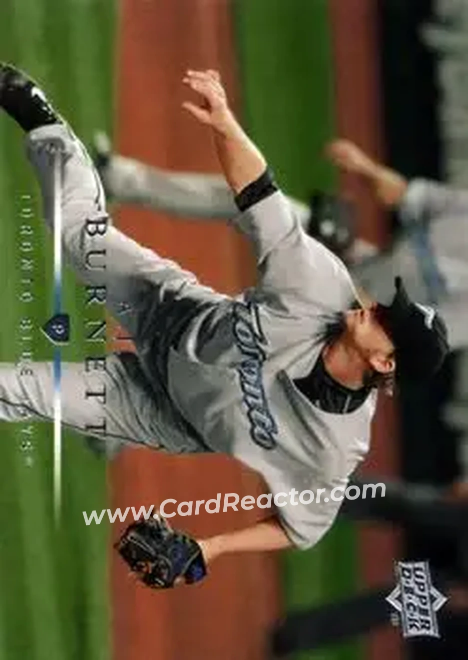 2008 Upper Deck #32 - A.J. Burnett - Toronto Blue Jays - Front 2008 Upper Deck #32 - A.J. Burnett - Toronto Blue Jays - Front
