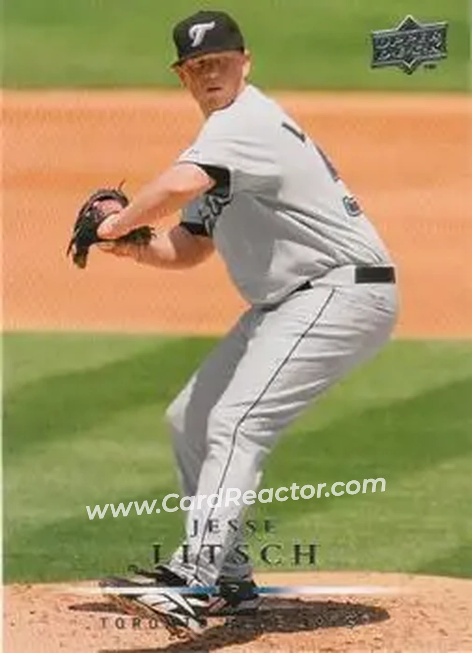 2008 Upper Deck #33 - Jesse Litsch - Toronto Blue Jays - Front