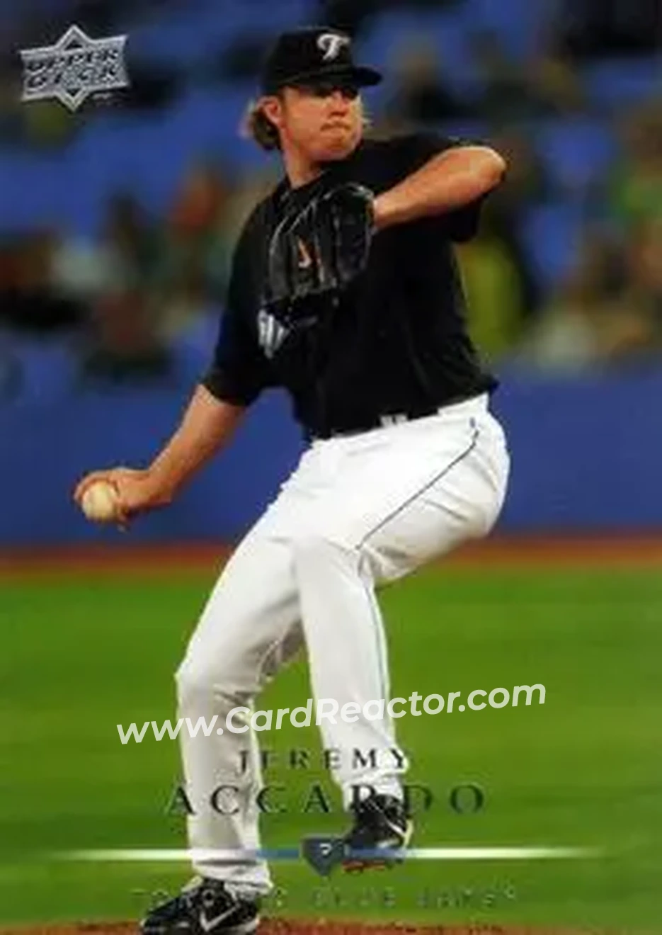 2008 Upper Deck #35 - Jeremy Accardo - Toronto Blue Jays - Front 2008 Upper Deck #35 - Jeremy Accardo - Toronto Blue Jays - Front