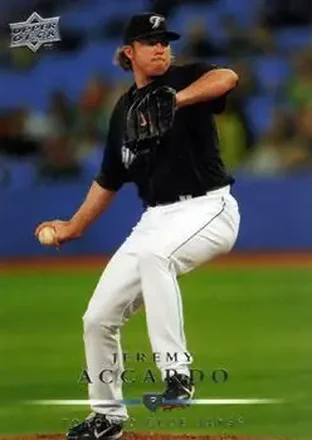 2008 Upper Deck #35 - Jeremy Accardo - Toronto Blue Jays