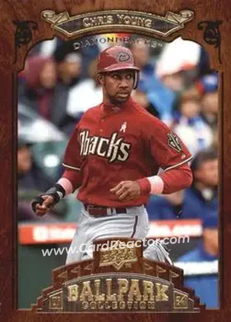 2008 Upper Deck Ballpark Collection #3 - Chris Young - Arizona Diamondbacks - Front 2008 Upper Deck Ballpark Collection #3 - Chris Young - Arizona Diamondbacks - Front