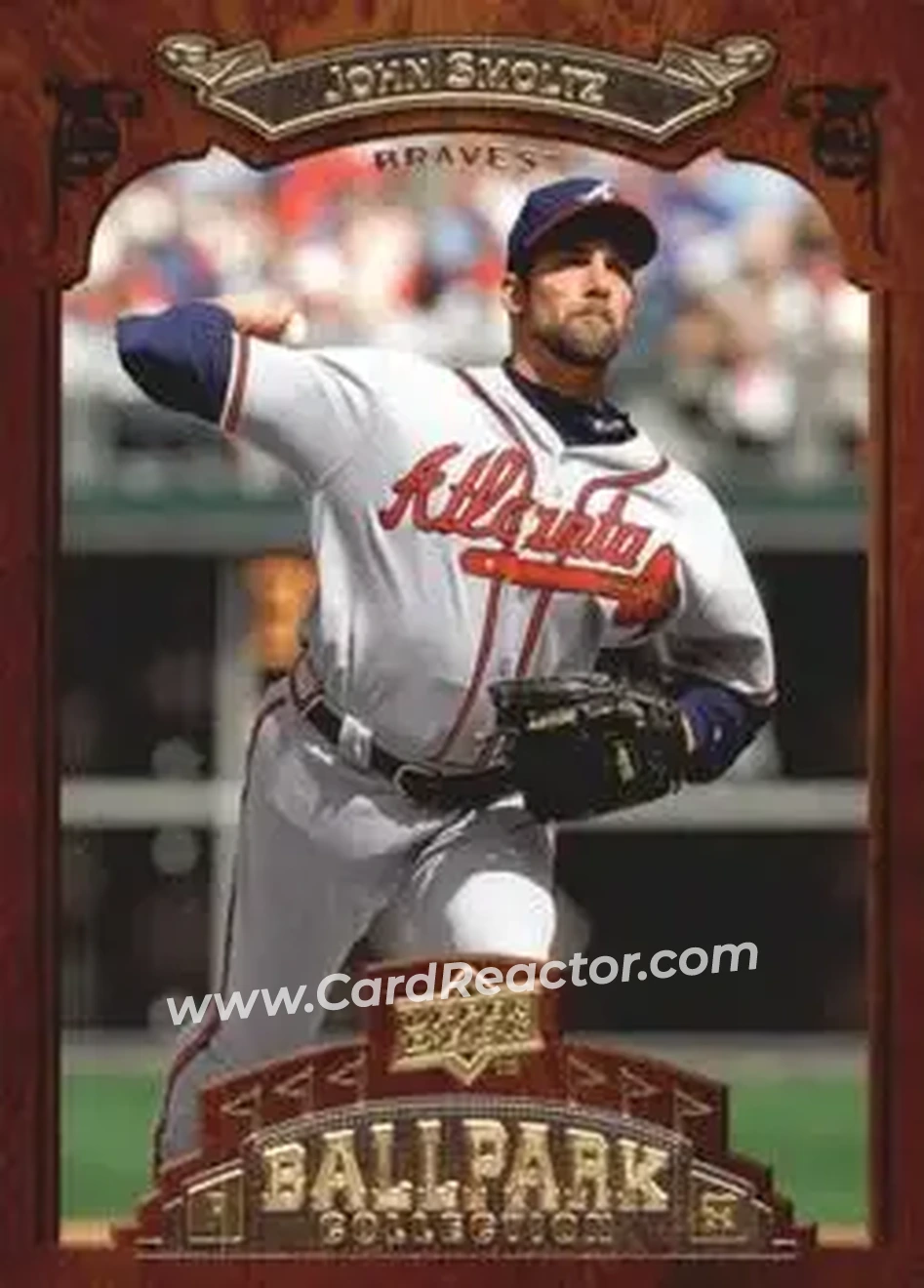 2008 Upper Deck Ballpark Collection #6 - John Smoltz - Atlanta Braves - Front
