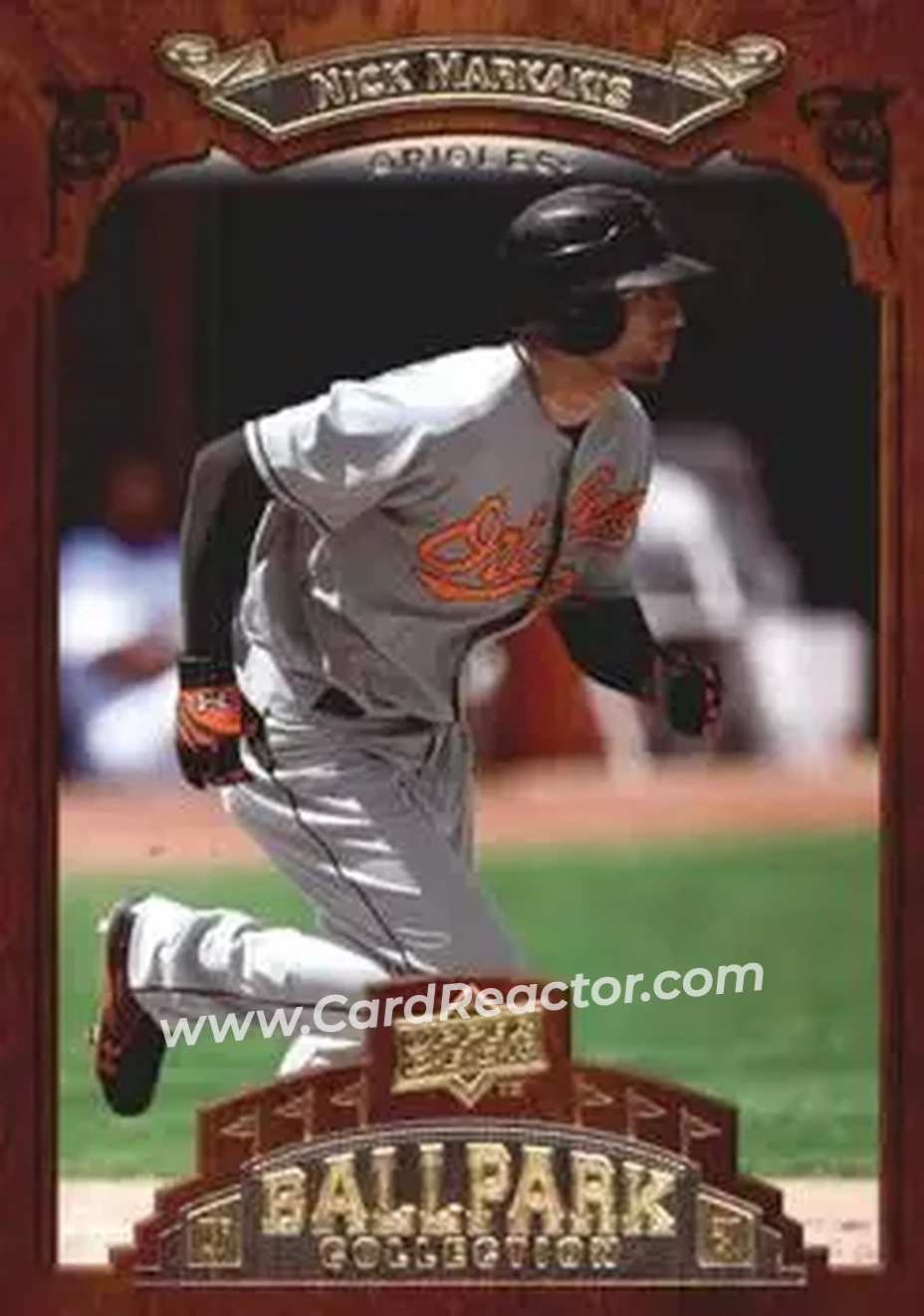 2008 Upper Deck Ballpark Collection #10 - Nick Markakis - Baltimore Orioles - Front