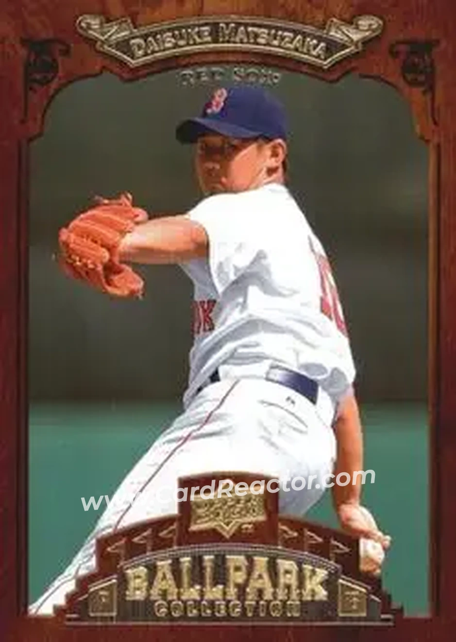 2008 Upper Deck Ballpark Collection #17 - Daisuke Matsuzaka - Boston Red Sox - Front 2008 Upper Deck Ballpark Collection #17 - Daisuke Matsuzaka - Boston Red Sox - Front