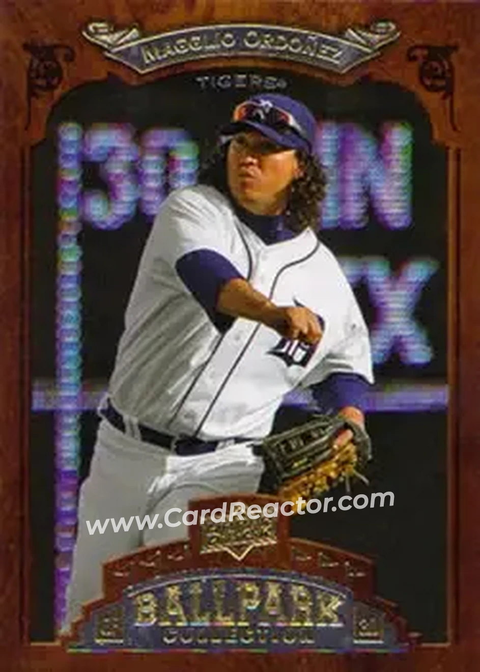 2008 Upper Deck Ballpark Collection #32 - Magglio Ordonez - Detroit Tigers - Front 2008 Upper Deck Ballpark Collection #32 - Magglio Ordonez - Detroit Tigers - Front