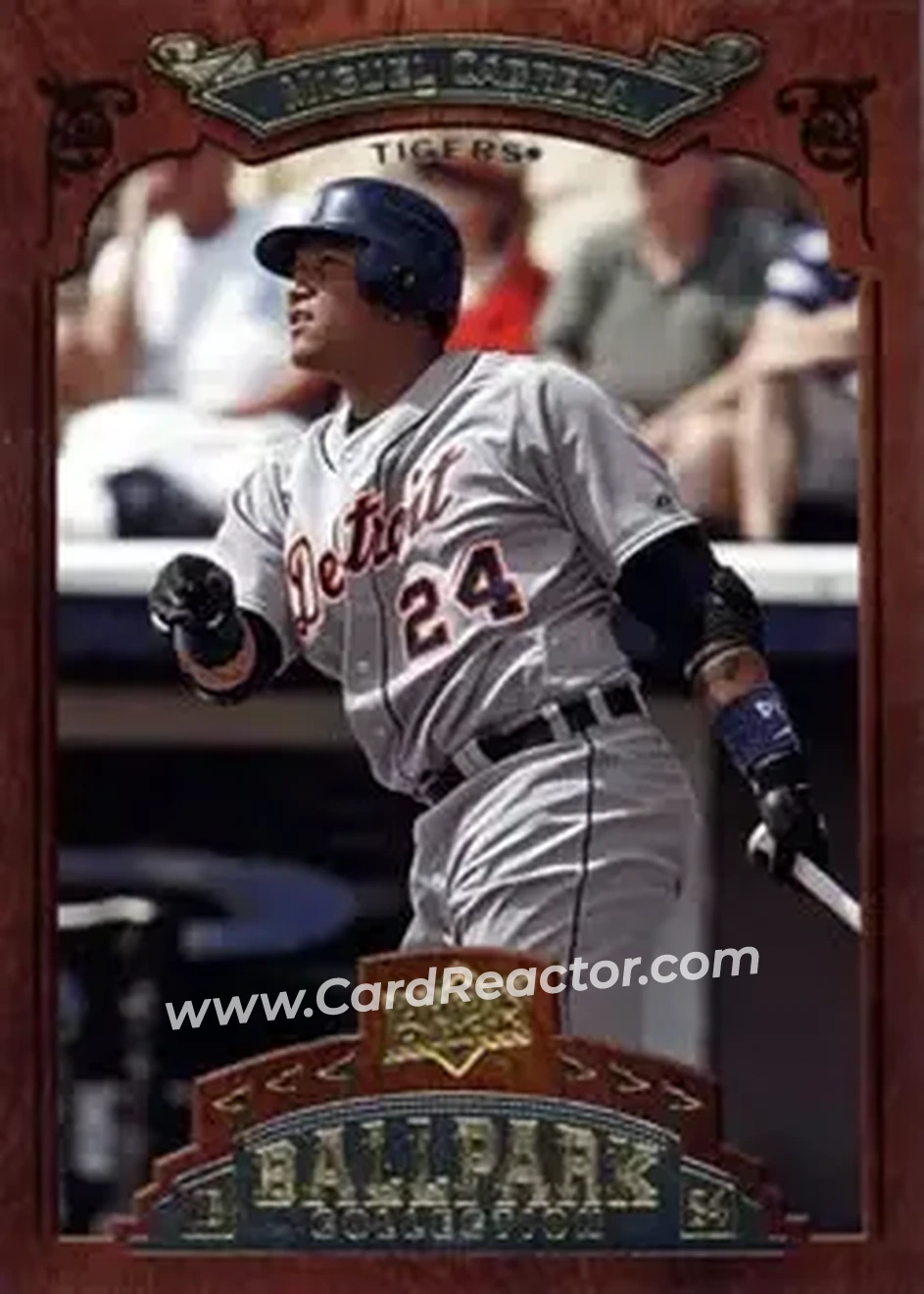 2008 Upper Deck Ballpark Collection #34 - Miguel Cabrera - Detroit Tigers - Front 2008 Upper Deck Ballpark Collection #34 - Miguel Cabrera - Detroit Tigers - Front