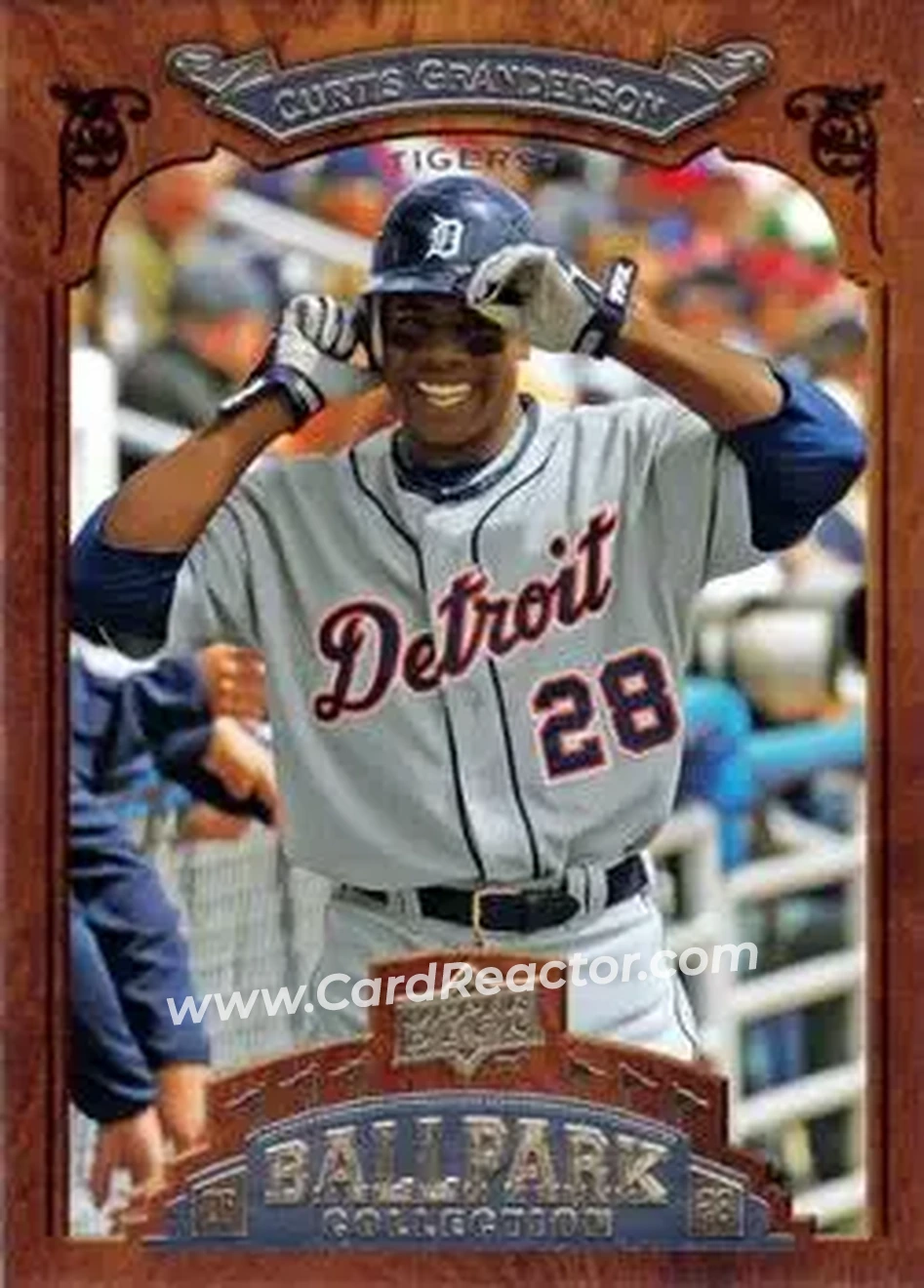 2008 Upper Deck Ballpark Collection #38 - Curtis Granderson - Detroit Tigers - Front