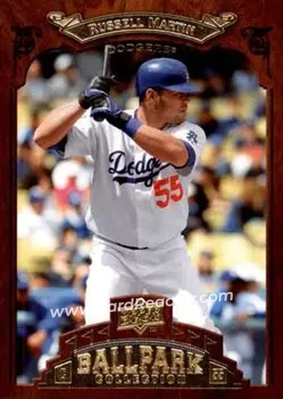 2008 Upper Deck Ballpark Collection #51 - Russell Martin - Los Angeles Dodgers - Front