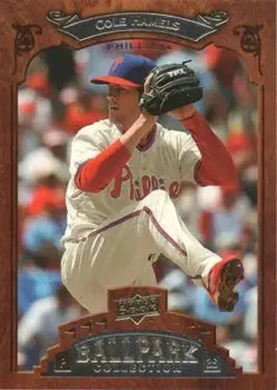 2008 Upper Deck Ballpark Collection #72 - Cole Hamels - Philadelphia Phillies