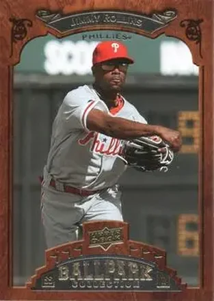 2008 Upper Deck Ballpark Collection #74 - Jimmy Rollins - Philadelphia Phillies