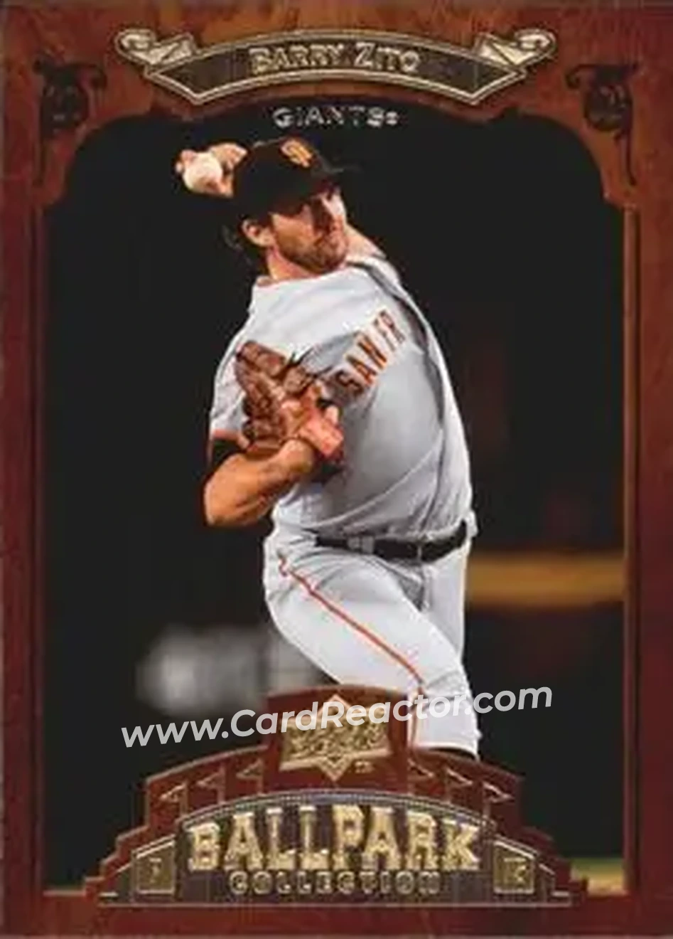 2008 Upper Deck Ballpark Collection #82 - Barry Zito - San Francisco Giants - Front