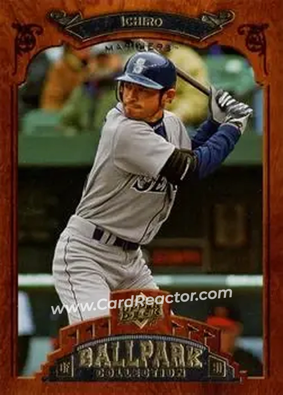 2008 Upper Deck Ballpark Collection #86 - Ichiro - Seattle Mariners - Front 2008 Upper Deck Ballpark Collection #86 - Ichiro - Seattle Mariners - Front