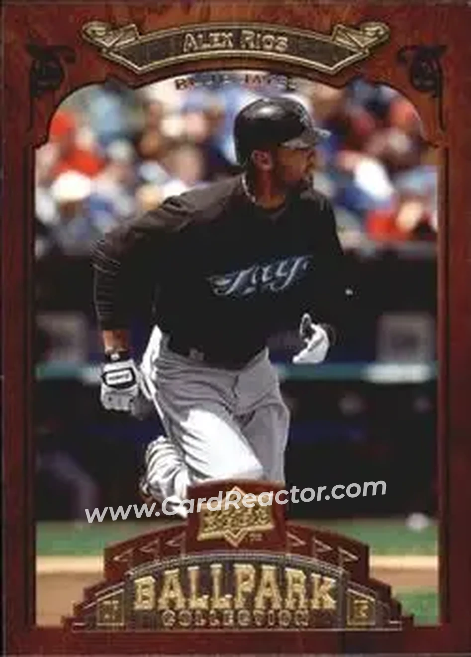 2008 Upper Deck Ballpark Collection #96 - Alex Rios - Toronto Blue Jays - Front 2008 Upper Deck Ballpark Collection #96 - Alex Rios - Toronto Blue Jays - Front