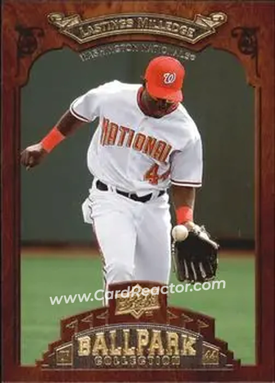 2008 Upper Deck Ballpark Collection #99 - Lastings Milledge - Washington Nationals - Front