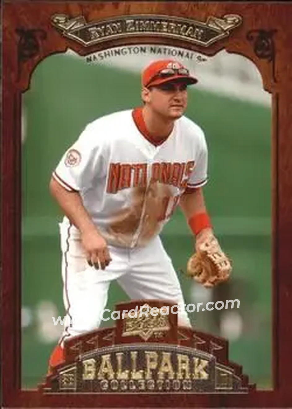 2008 Upper Deck Ballpark Collection #100 - Ryan Zimmerman - Washington Nationals - Front