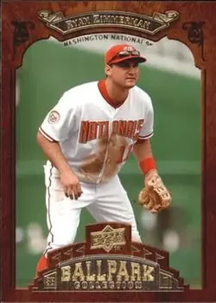 2008 Upper Deck Ballpark Collection #100 - Ryan Zimmerman - Washington Nationals