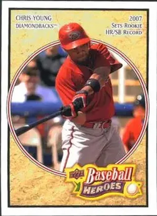 2008 Upper Deck Baseball Heroes #3 - Chris Young - Arizona Diamondbacks