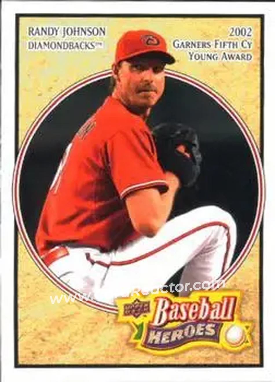 2008 Upper Deck Baseball Heroes #5 - Randy Johnson - Arizona Diamondbacks - Front