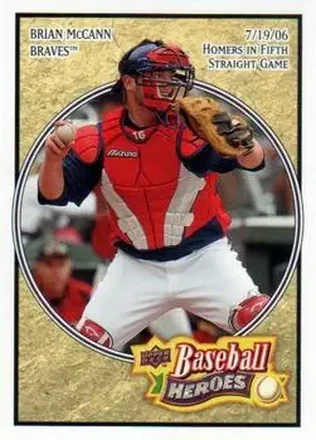 2008 Upper Deck Baseball Heroes #10 - Brian McCann - Atlanta Braves