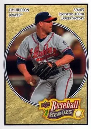 2008 Upper Deck Baseball Heroes #13 - Tim Hudson - Atlanta Braves