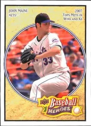 2008 Upper Deck Baseball Heroes #17 John Maine