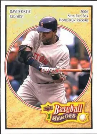 2008 Upper Deck Baseball Heroes #21 - David Ortiz - Boston Red Sox