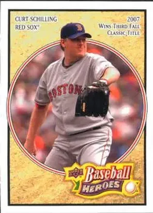 2008 Upper Deck Baseball Heroes #26 - Curt Schilling - Boston Red Sox
