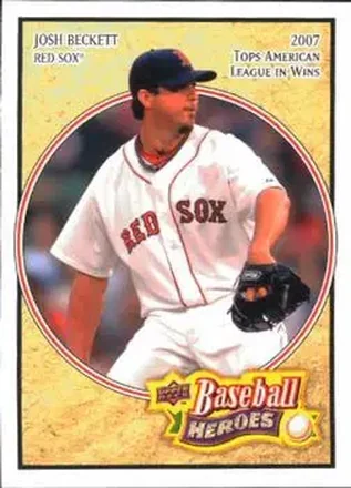 2008 Upper Deck Baseball Heroes #27 - Josh Beckett - Boston Red Sox