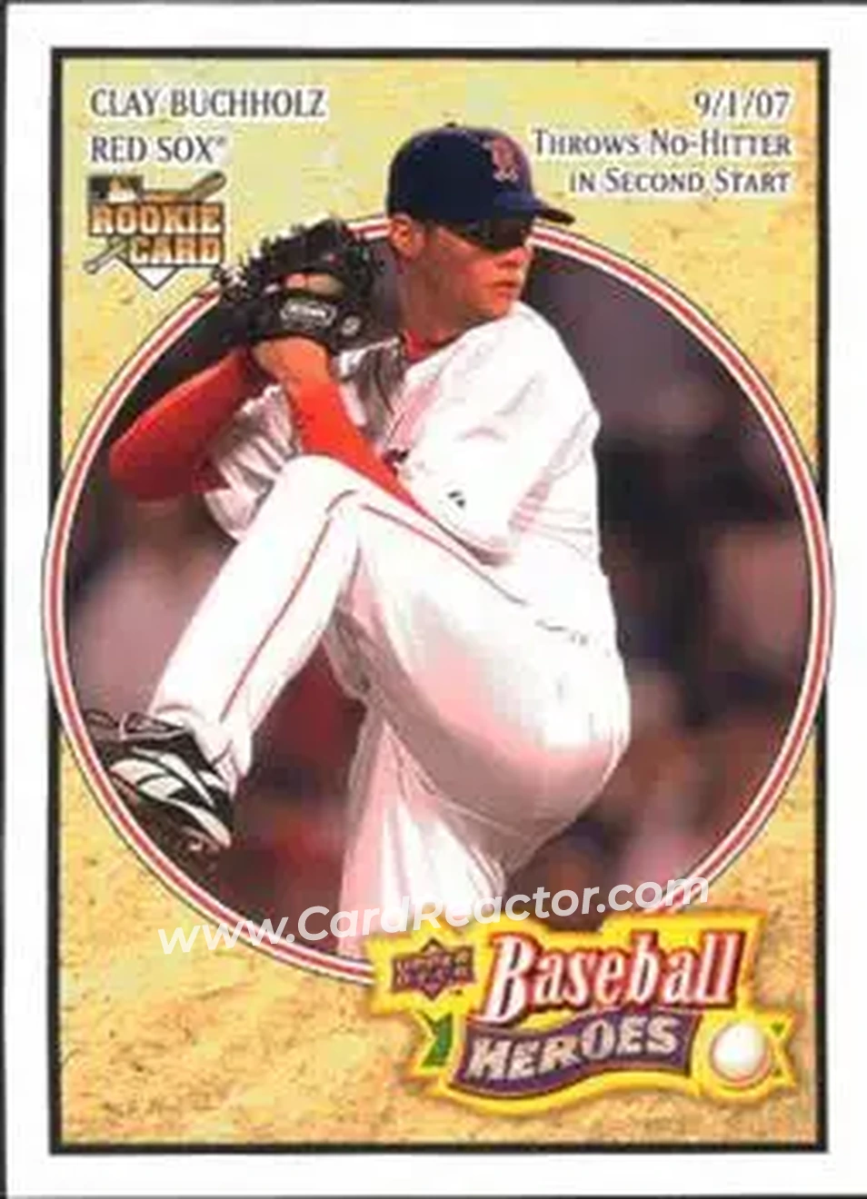 2008 Upper Deck Baseball Heroes #29 - Clay Buchholz - Boston Red Sox - Front