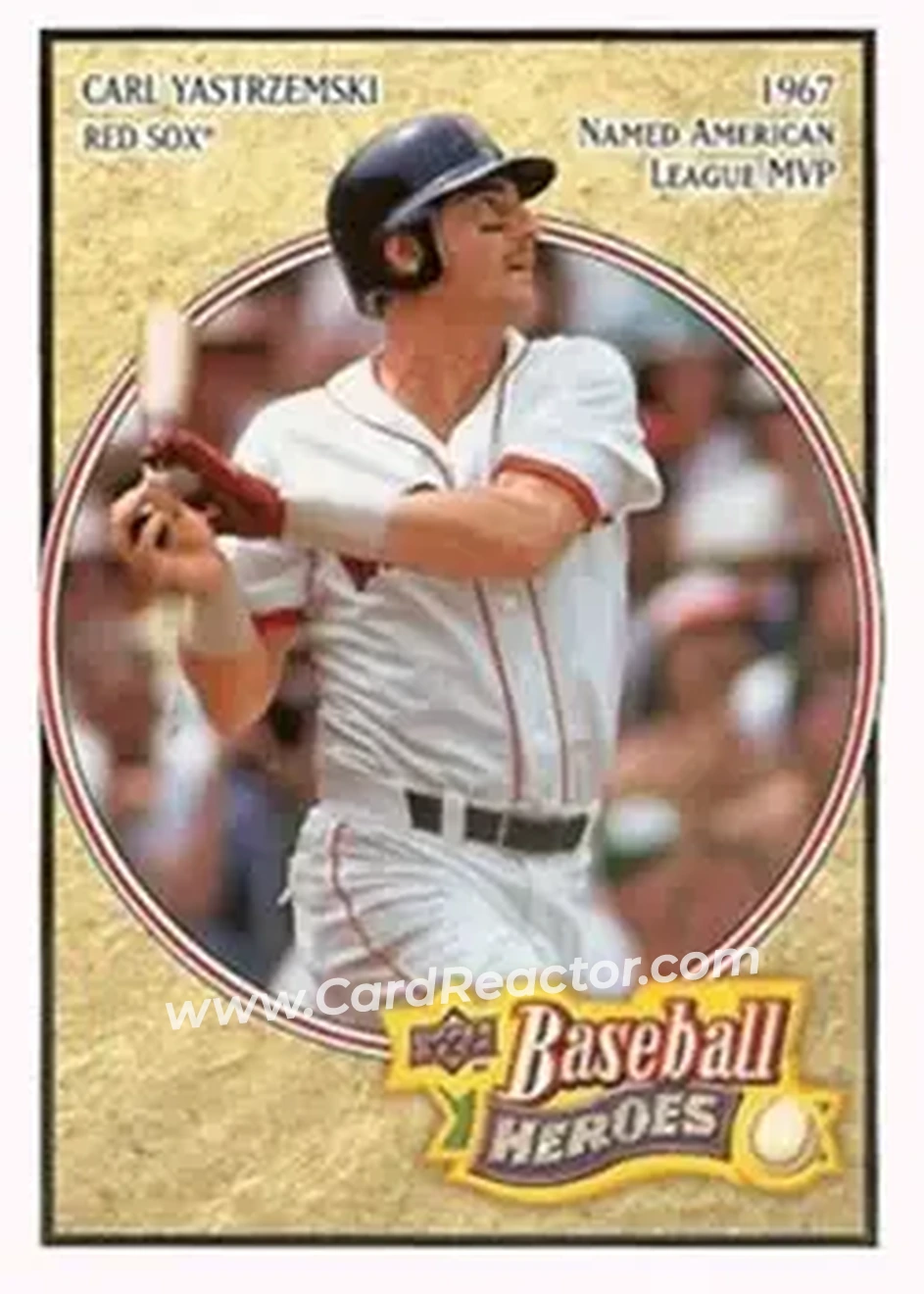 2008 Upper Deck Baseball Heroes #33 - Carl Yastrzemski - Boston Red Sox - Front