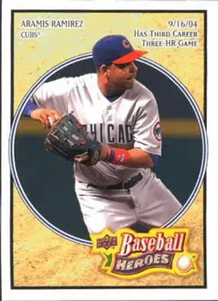 2008 Upper Deck Baseball Heroes #40 - Aramis Ramirez - Chicago Cubs
