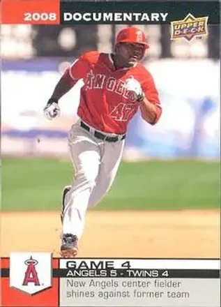 2008 Upper Deck Documentary #4 - Howie Kendrick - Los Angeles Angels