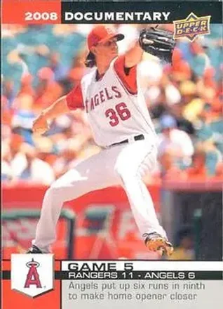2008 Upper Deck Documentary #5 - Jered Weaver - Los Angeles Angels