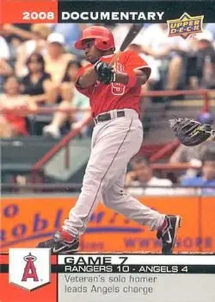 2008 Upper Deck Documentary #7 - Chone Figgins - Los Angeles Angels