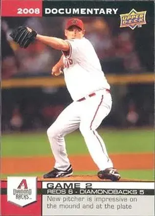 2008 Upper Deck Documentary #12 - Brandon Webb - Arizona Diamondbacks