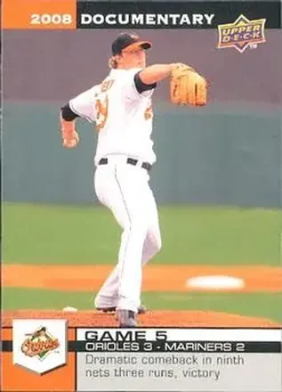 2008 Upper Deck Documentary #35 - Adam Loewen - Baltimore Orioles