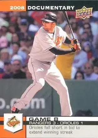 2008 Upper Deck Documentary #38 - Nick Markakis - Baltimore Orioles