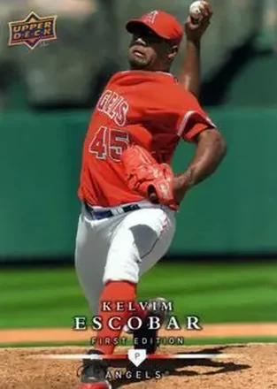 2008 Upper Deck First Edition #2 - Kelvim Escobar - Los Angeles Angels
