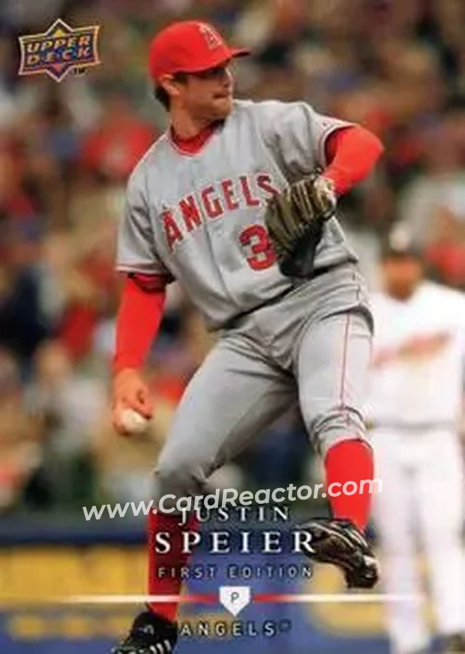 2008 Upper Deck First Edition #4 - Justin Speier - Los Angeles Angels