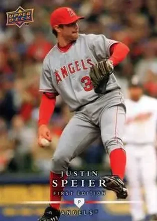 2008 Upper Deck First Edition #4 - Justin Speier - Los Angeles Angels